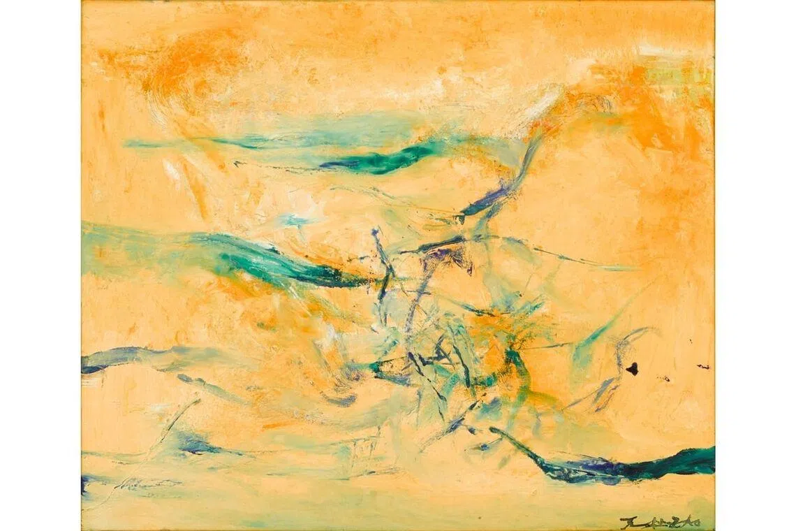 Leilão de arte moderna e contemporânea da Sotheby's zao-wouki