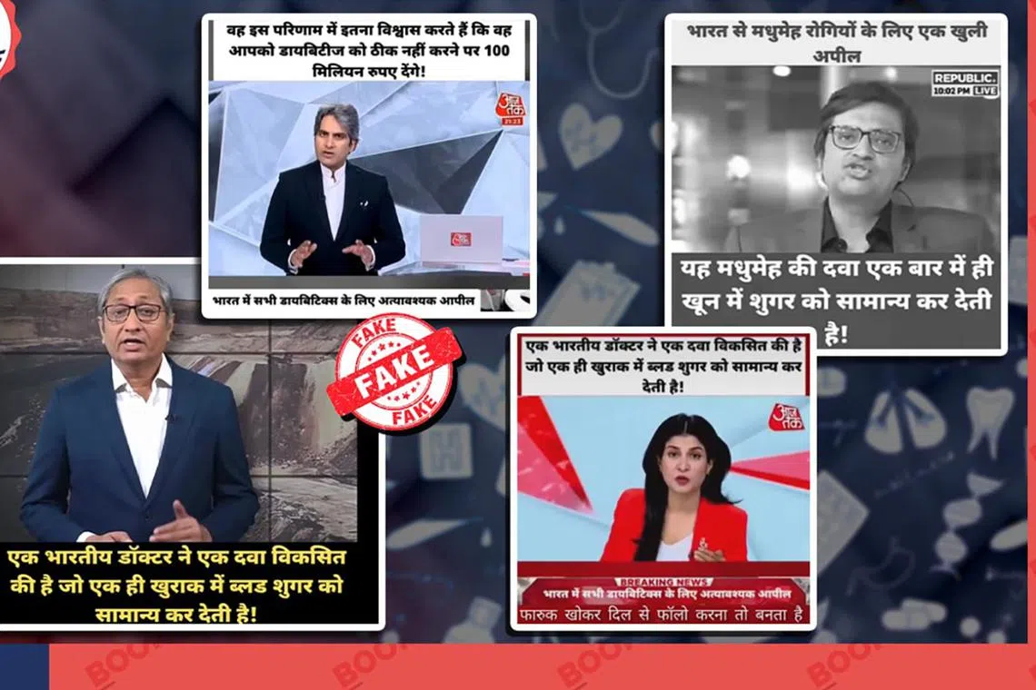 The videos, it said, were most likely doctored using artificial intelligence and overlaid with a fake voiceover.