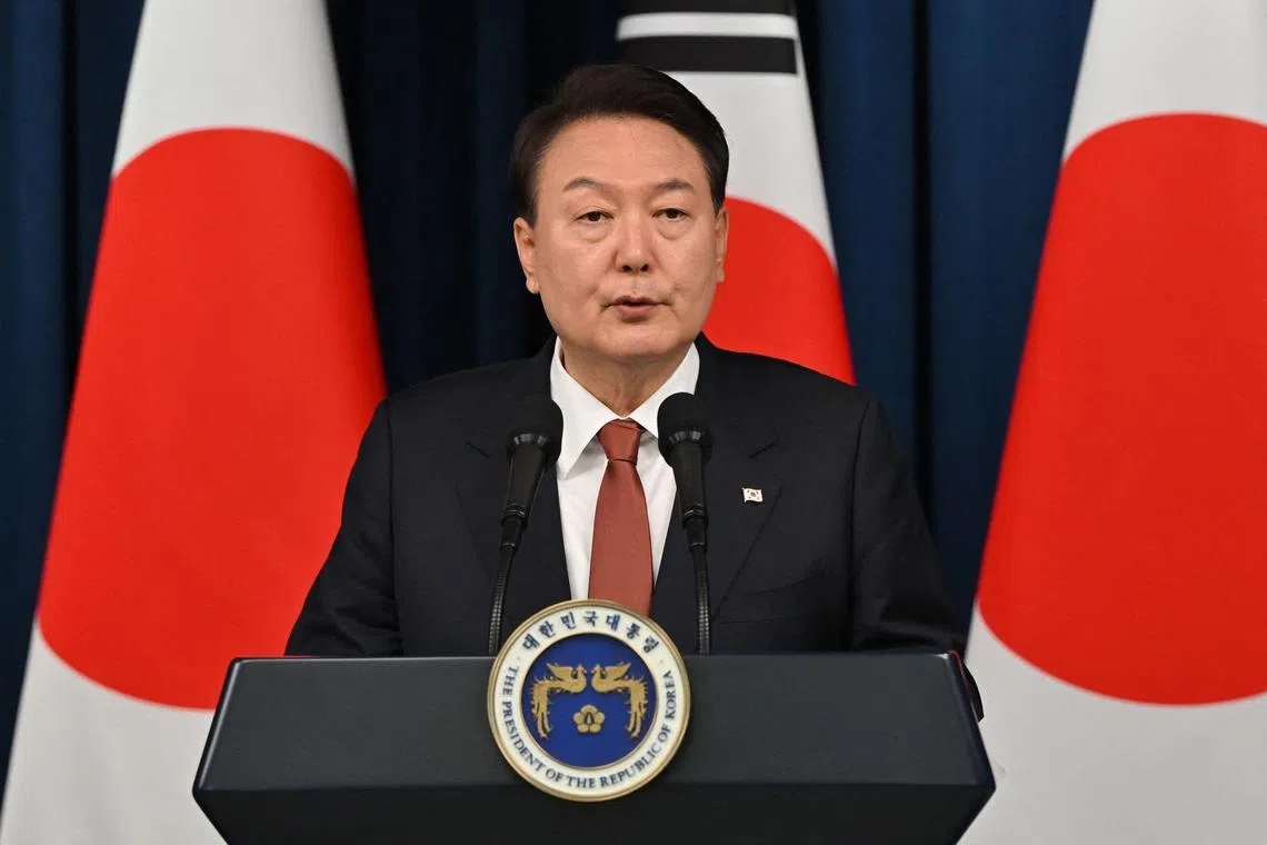South Korean President Yoon Suk Yeol's summits are part of an endeavour to improve South Korea’s relations with both Japan and the US.