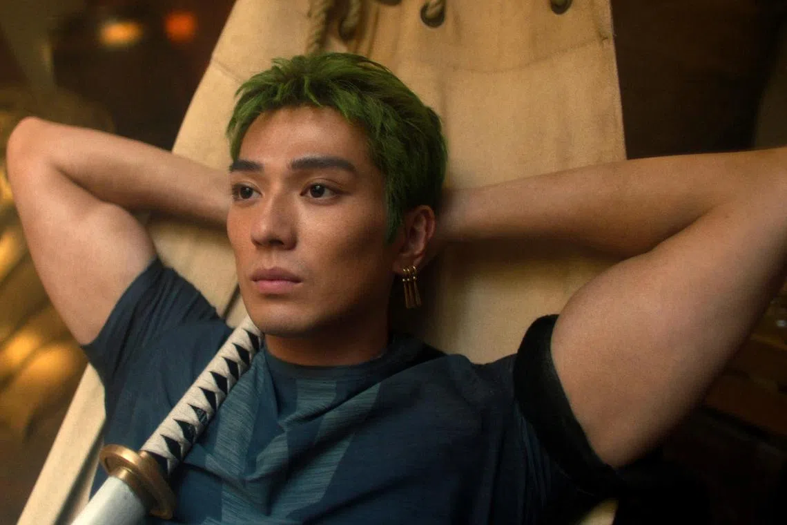 Mackenyu Arata plays Roronoa Zoro in Netflix's live-action series adaptation of One Piece.
