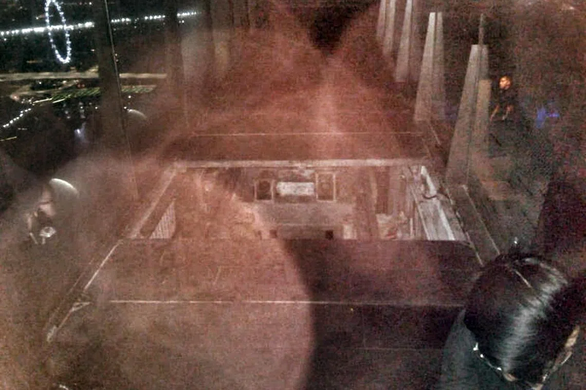 A part-time security officer died of a head injury after he fell into a pit that was nearly 4m deep at the 1-Altitude rooftop bar in 2019.