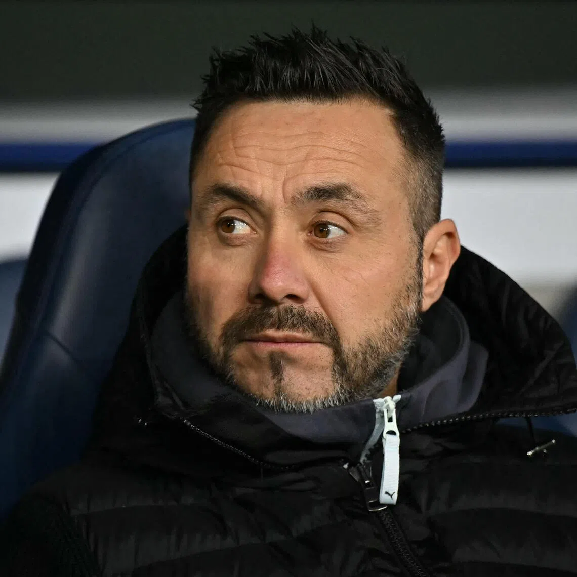 New Tottenham Hotspur boss Roberto de Zerbi.