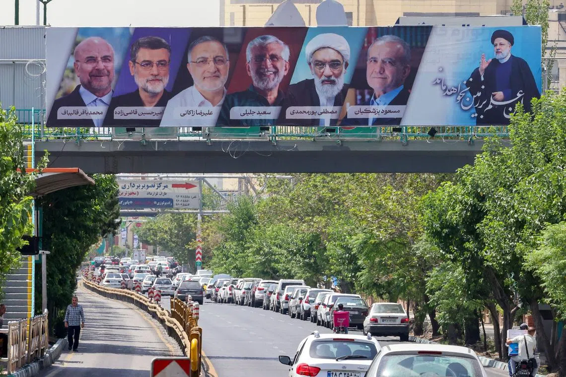 Neither of the top candidates secured more than 50 per cent of votes in Iran's June 28 polls.