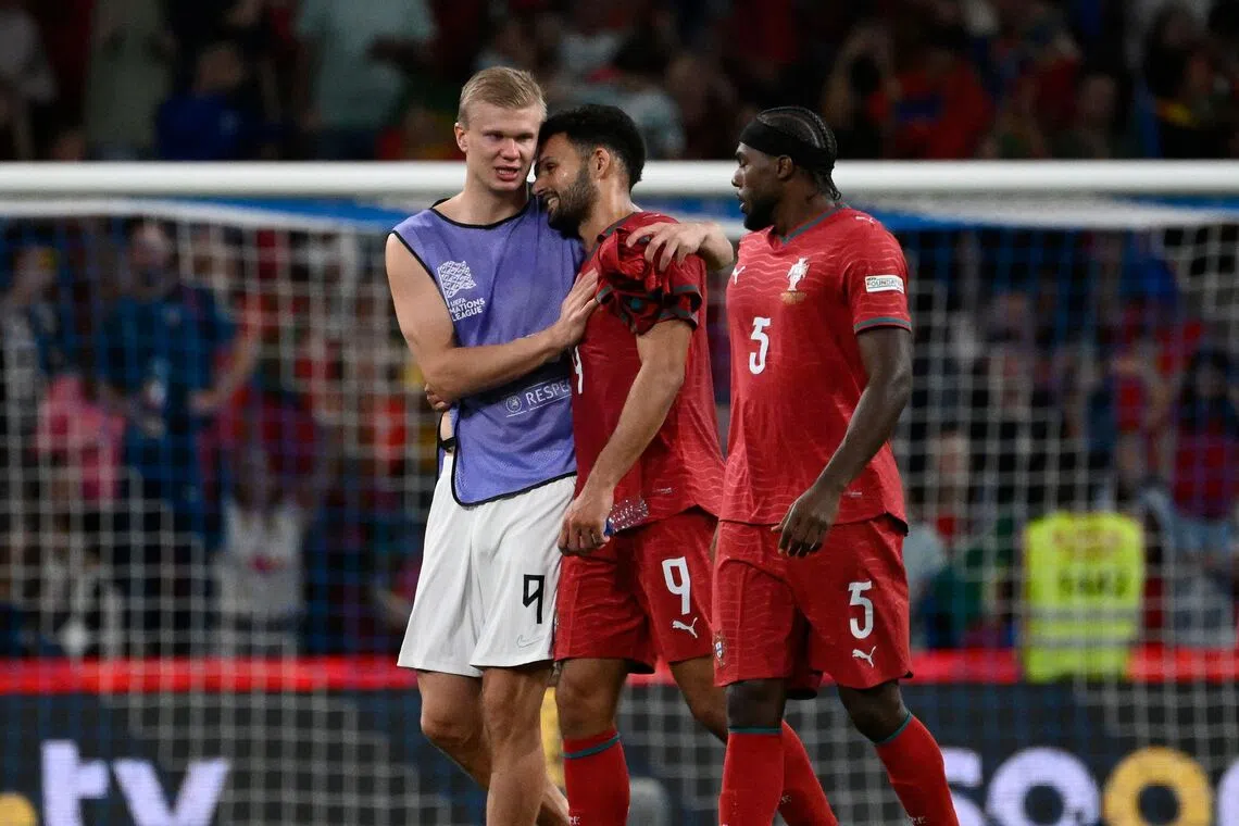 Ronaldo-less Portugal beat Norway to reach Nations League quarters | The  Straits Times