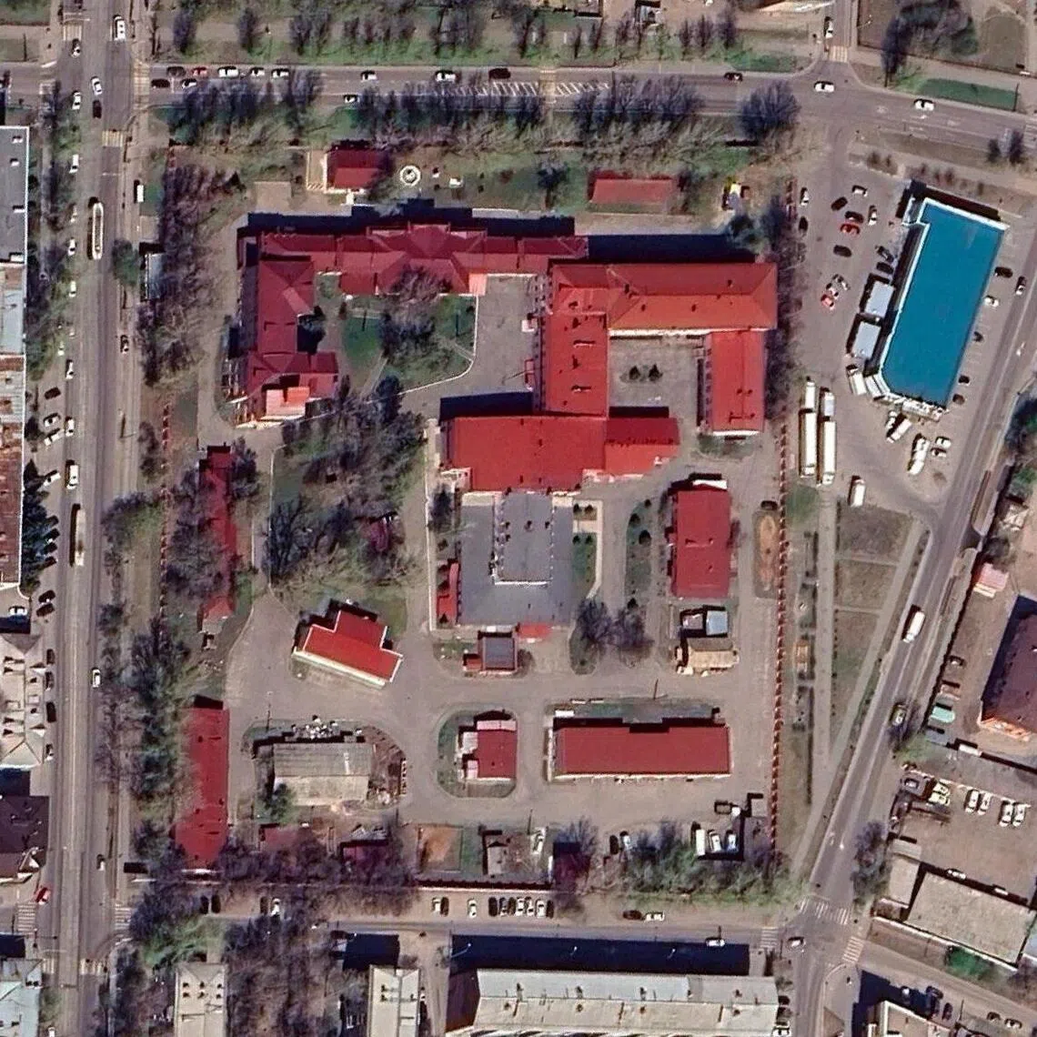 A satellite image shows the Anti-Plague Institute of Siberia and the Far East in Irkutsk, Russia. Media reports say an employee of the institute may have contracted pneumonic plague from a broken test tube.