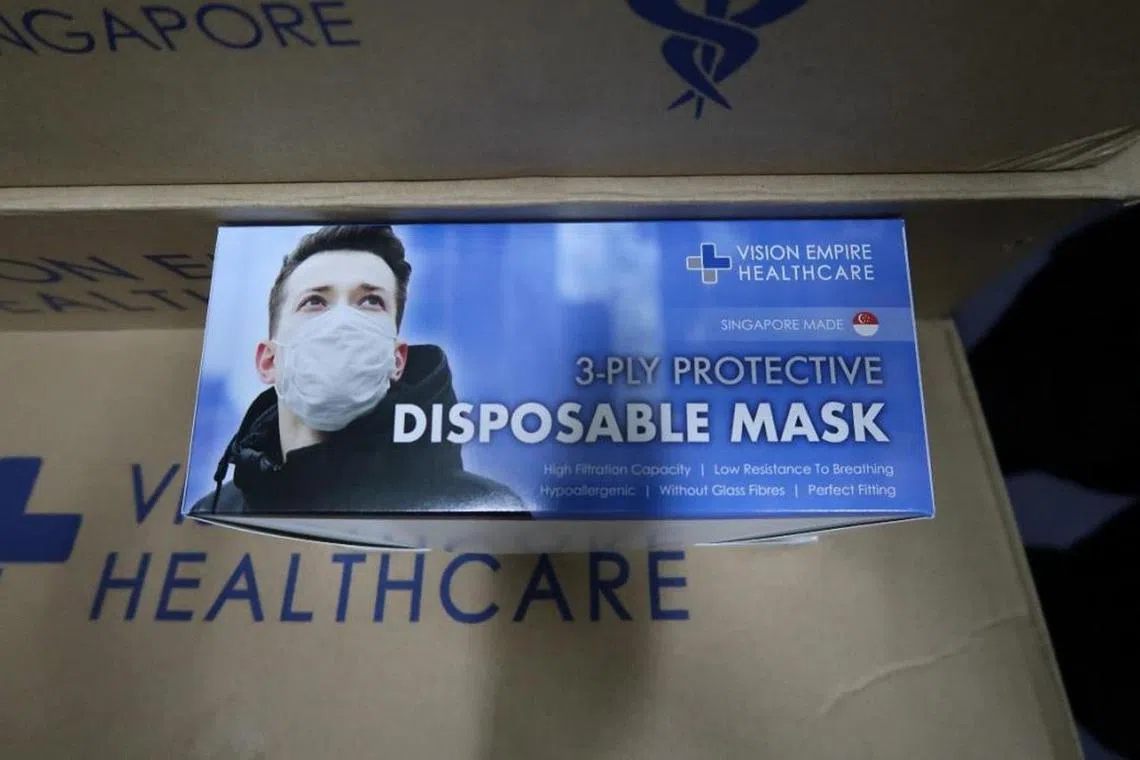 Kinetics Empire, previously known as Vision Empire International, made 105,660 pieces of disposable face masks between July 2020 and April 2021.