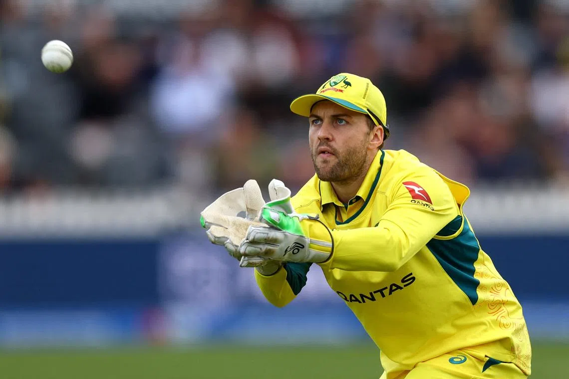 Cricket - Fifth One Day International - England v Australia - Bristol County Ground, Bristol, Britain - September 29, 2024 Australia's Josh Inglis in action Action Images via Reuters/Matthew Childs