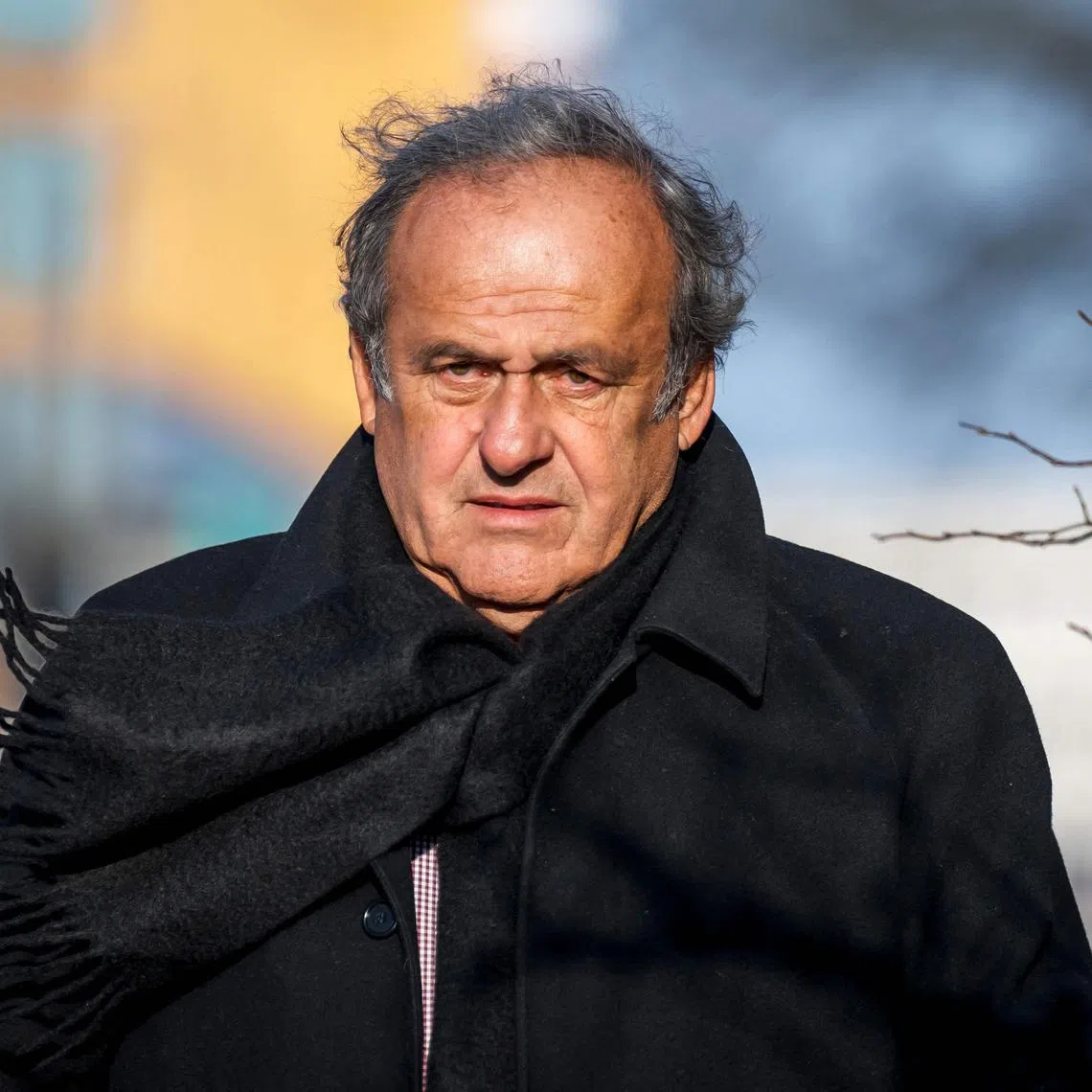 Former Uefa president Michel Platini arrives to the court house for an appeal by Swiss Attorney General's office.