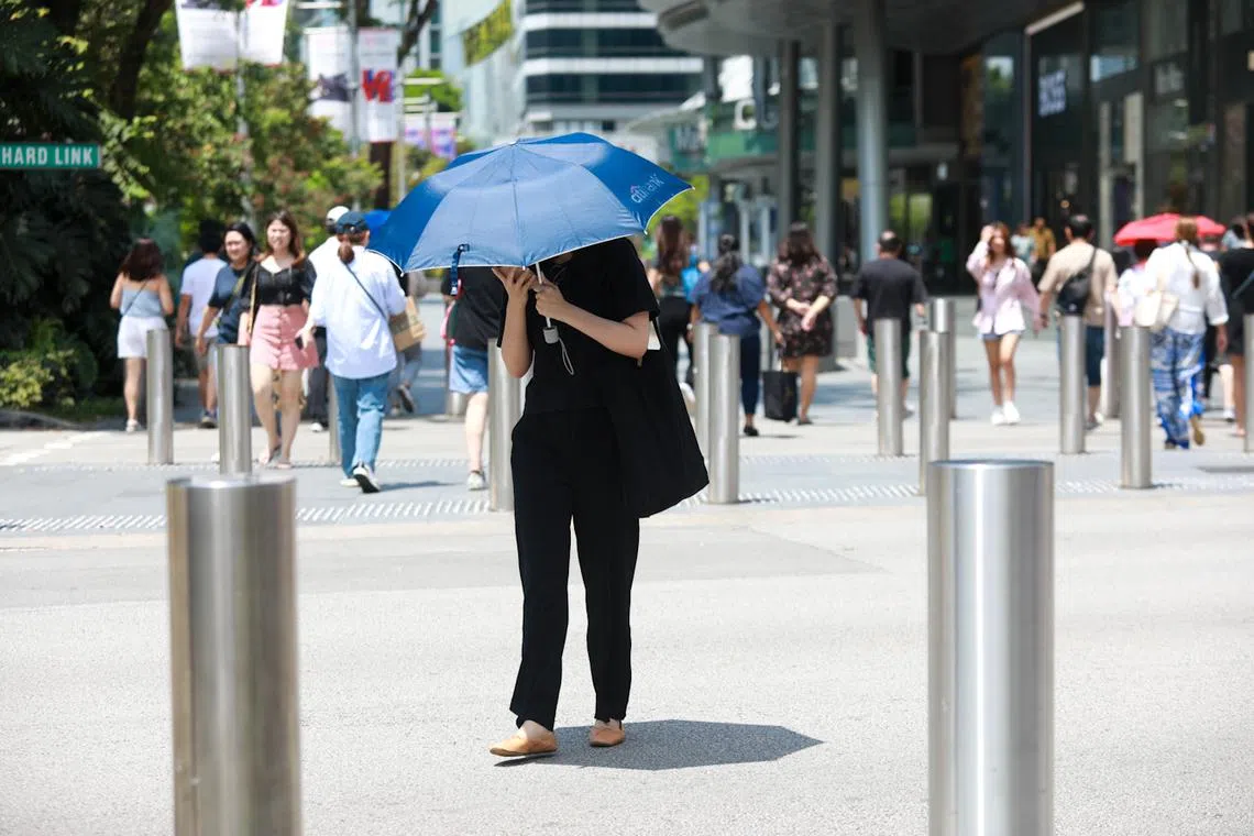 Singapore posted its highest temperature in 40 years at 37 deg C on Saturday.