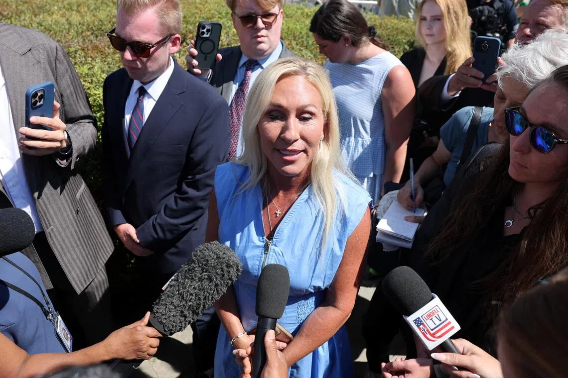 In recent months, Ms Marjorie Greene has broken ranks with the Mr Donald Trump on issues ranging from Gaza to the affordability crisis.