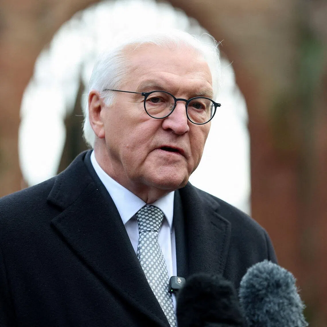 German President Frank-Walter Steinmeier urged countries not to let the world order disintegrate into a “den of robbers” where the unscrupulous take what they want.