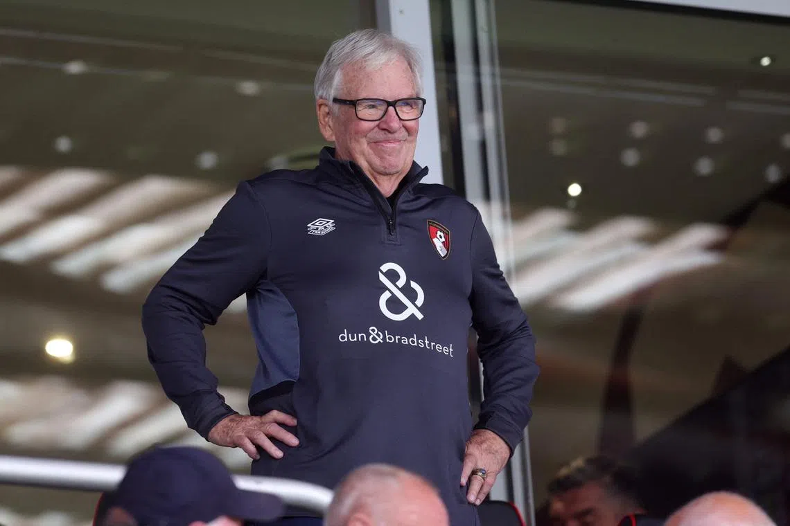Soccer Football - Premier League - AFC Bournemouth v Tottenham Hotspur - Vitality Stadium, Bournemouth, Britain - August 26, 2023 AFC Bournemouth owner and chairman Bill Foley in the stands before the match REUTERS/David Klein