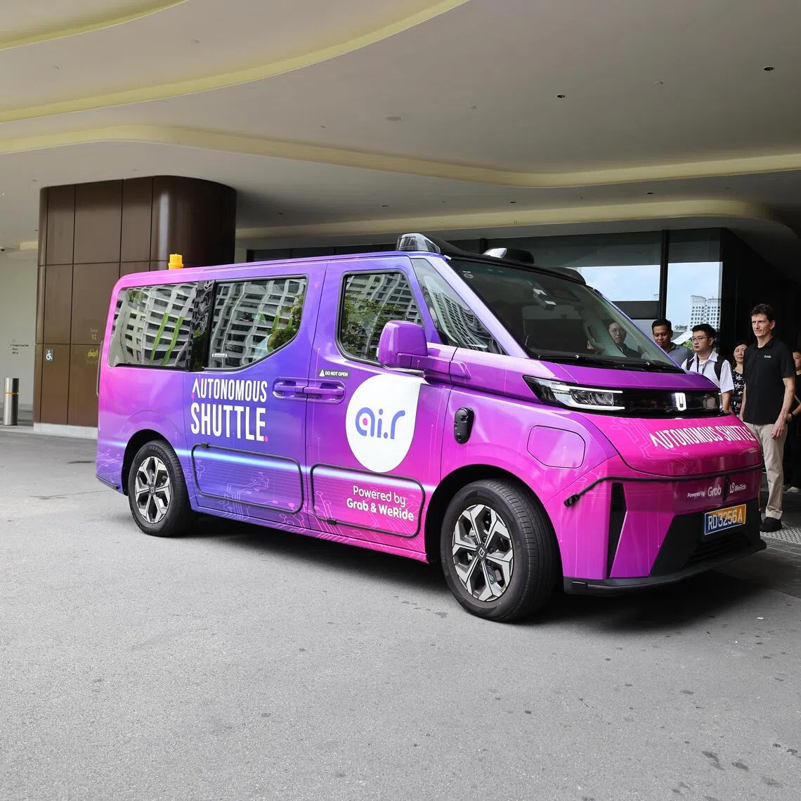 Grab and WeRide are preparing to launch an autonomous vehicle service in Singapore in 2026.