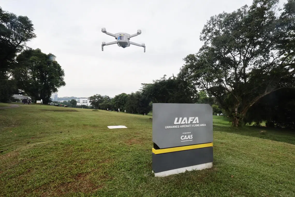 Launch of the second UAFA trail for drone use. The first was at Pandan Reservoir and the latest is at Dover Hiking Trail.