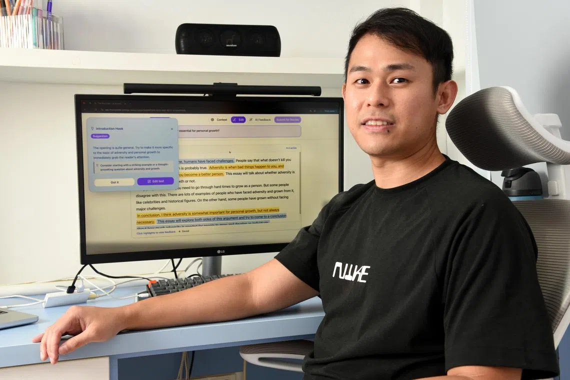 Former data analyst creates AI tutor that assesses students based on Singapore schools’ criteria