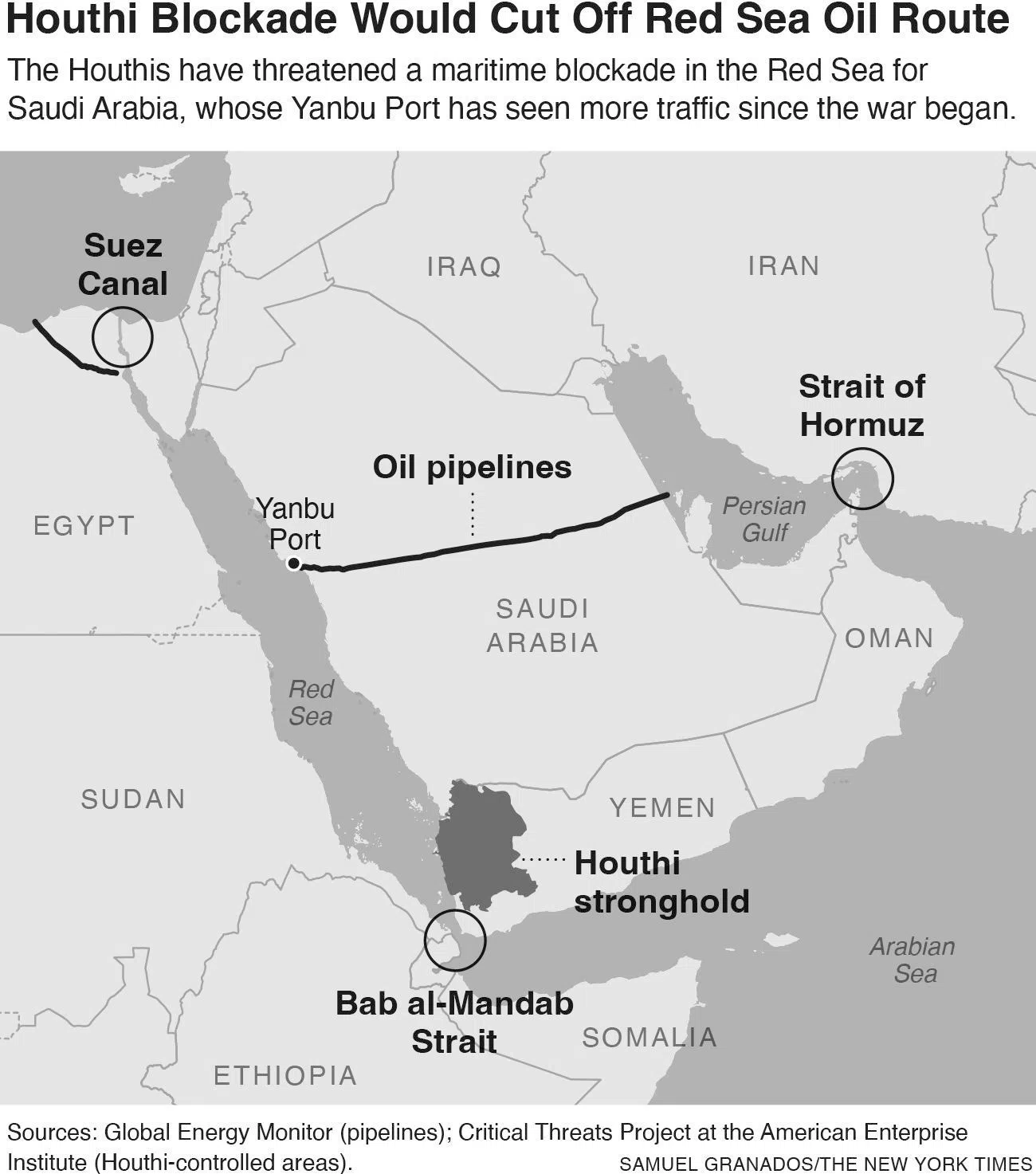 With story BC-HOUTHIS-BLOCKADE-NYT
The Houthis have threatened a maritime blockade in the Red Sea for
Saudi Arabia, whose Yanbu Port has seen more traffic since the war began. — cat=f — 3.7 x 4.2