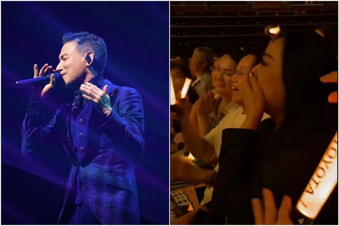 Original female singer of the famed Jacky Cheung duet You're The Most Precious, Taiwanese singer Francesca Kao, was in the audience when Cheung performed the number during his Taipei concert on April 19.