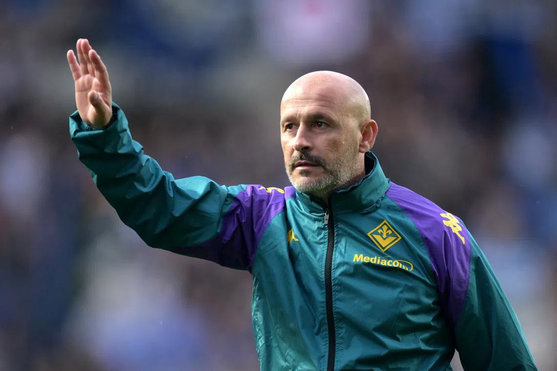 Soccer Football - Serie A - Atalanta v Fiorentina - Stadio Atleti Azzurri, Bergamo, Italy - June 2, 2024 Fiorentina coach Vincenzo Italiano after the match REUTERS/Daniele Mascolo