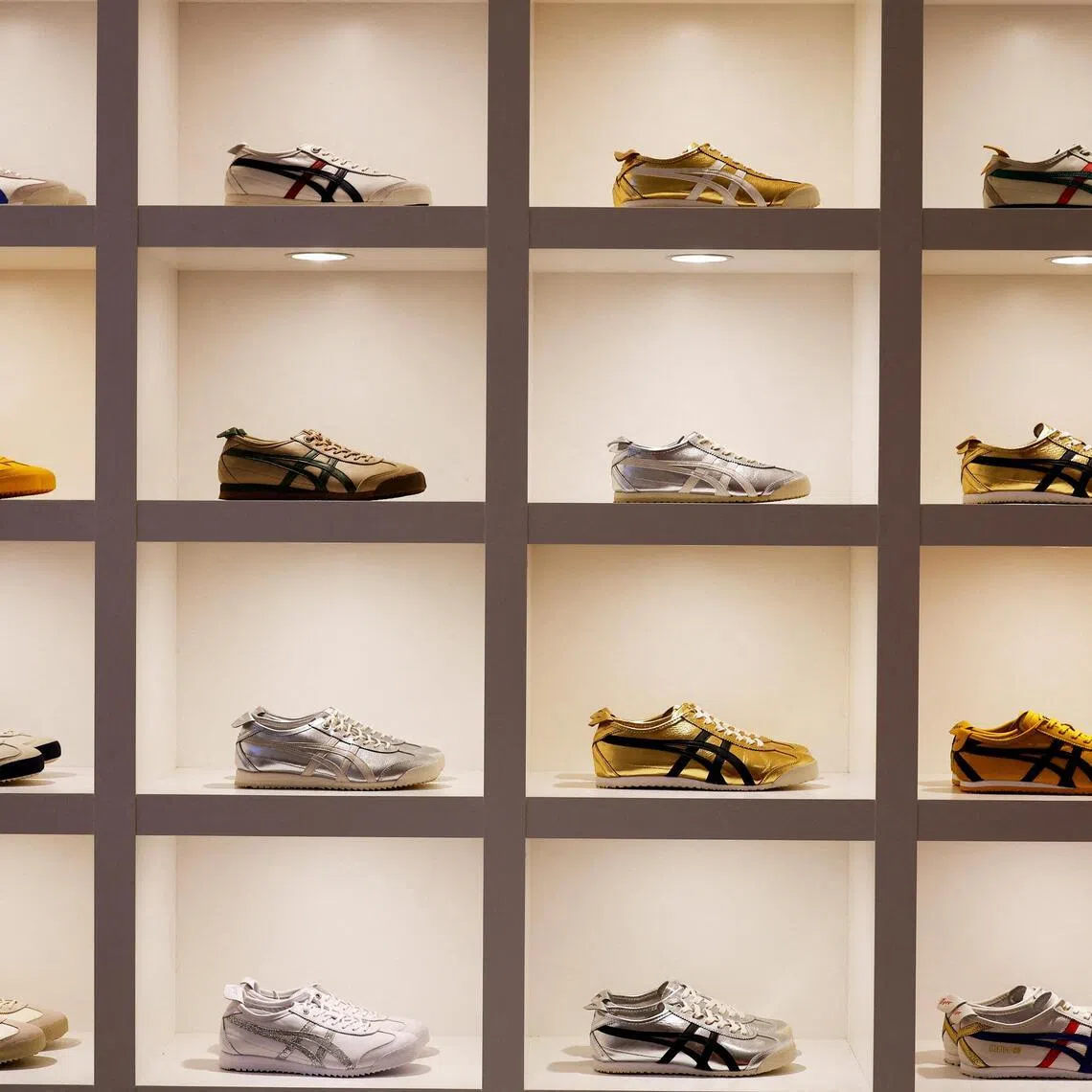 Onitsuka Tiger started as a sport shoe brand and later became a fashion trend under parent Asics. 