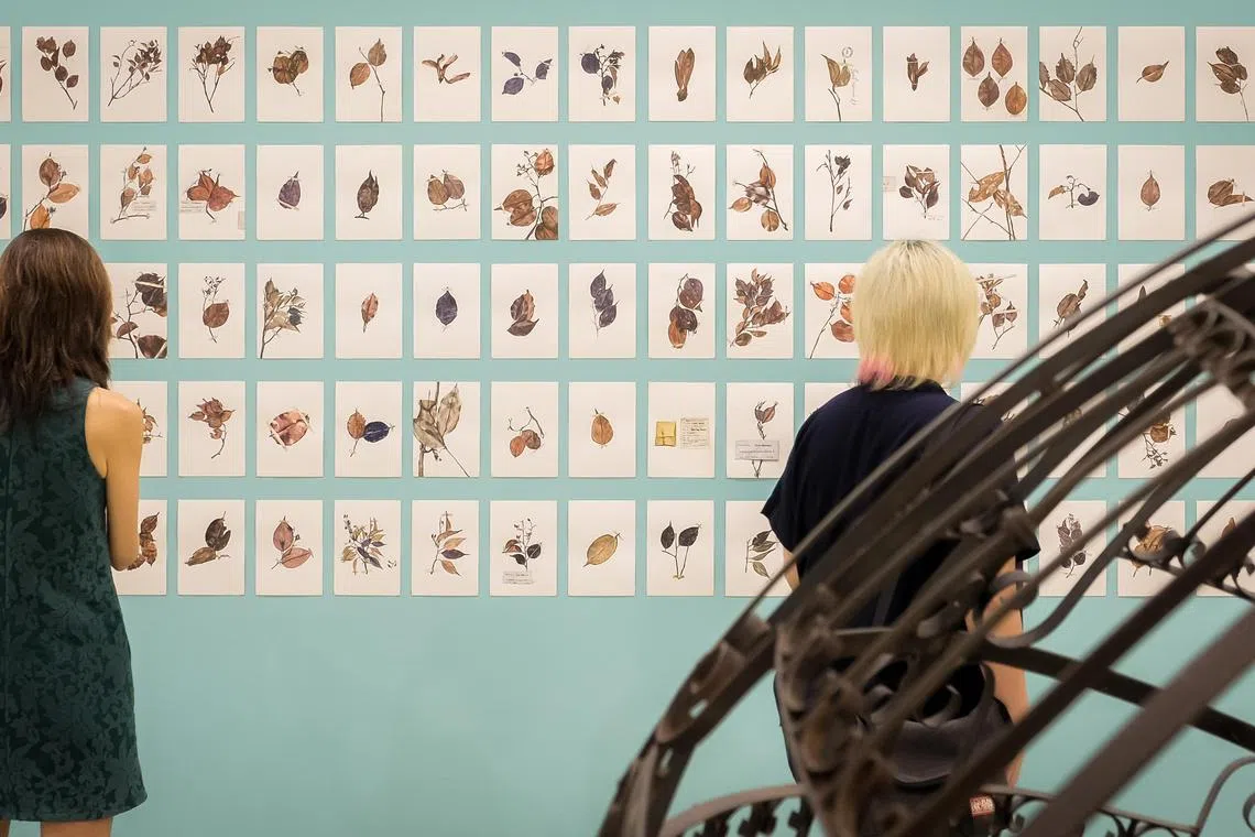 Art lovers at the opening of S.E.A. Focus at Singapore Art Week on Jan 6.