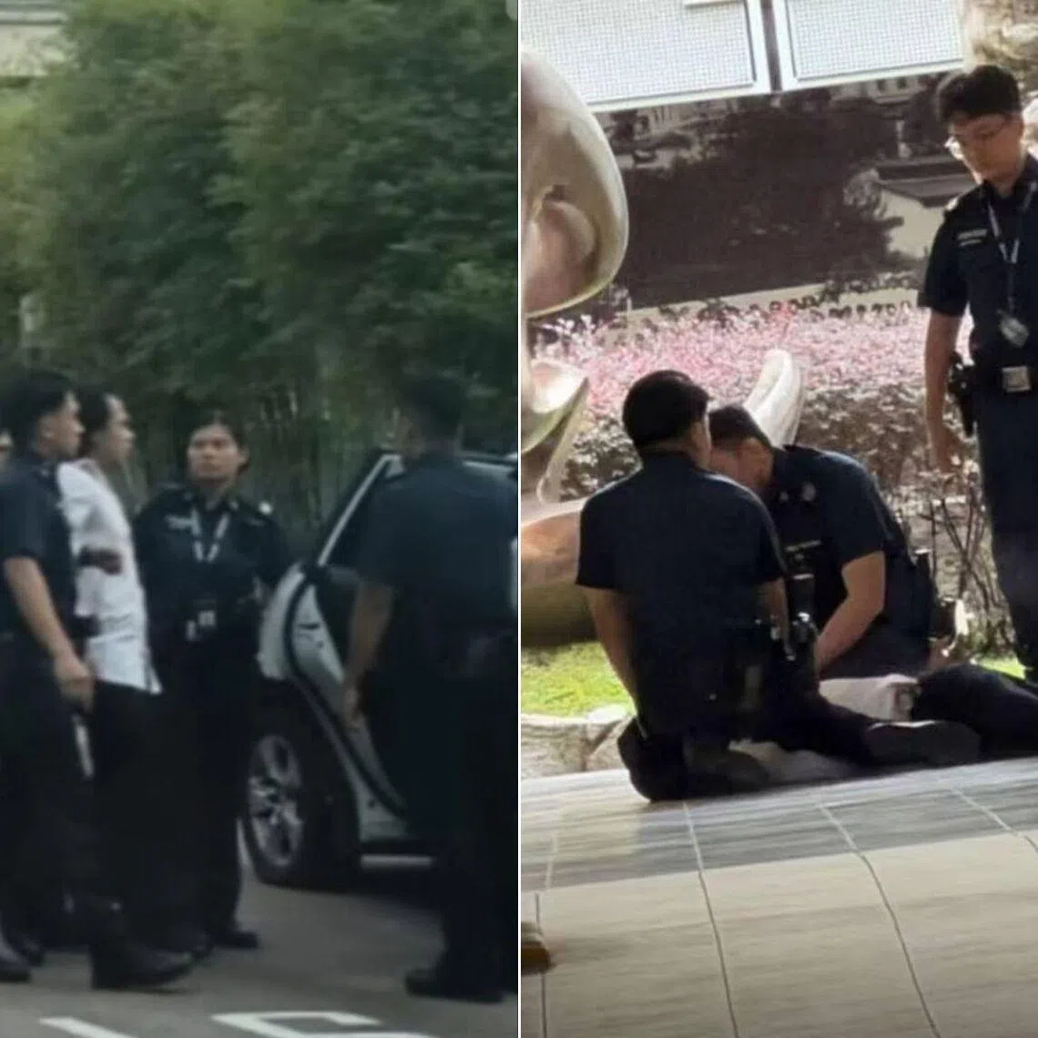 The police said they received a call for assistance regarding an alleged case of harassment at River Valley High School at about 4.20pm.