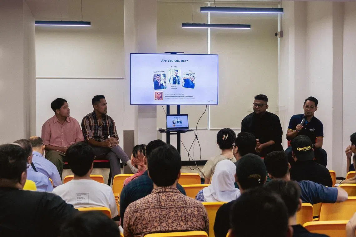 xmactivist - Caption: Lepak Conversation's Are You OK, Bro, a workshop on emotional well-being for Malay men, had its first iteration on 14 October 2023

Credit: Marc Clarence