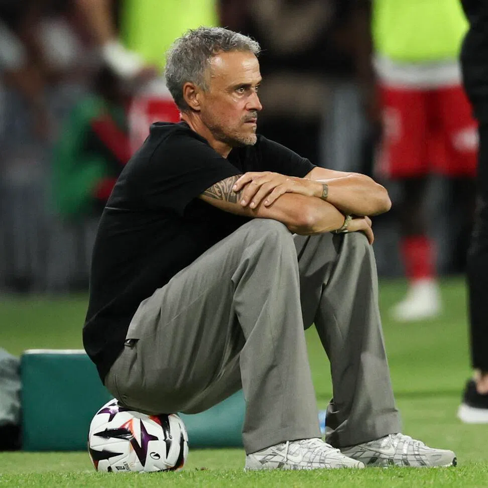 PSG announced before kick-off on Sept 4 that coach Luis Enrique had extended his contract until 2030.