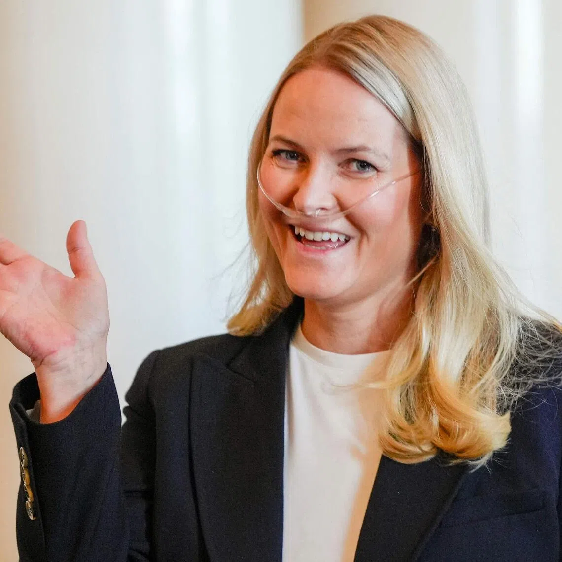 Crown Princess Mette-Marit of Norway was diagnosed with pulmonary fibrosis in 2018.