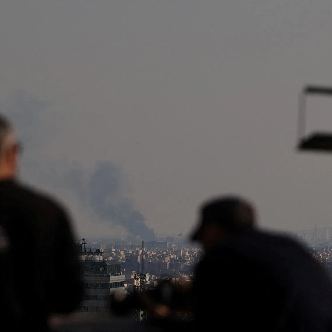 Smoke rises following a strike, amid the U.S.-Israeli conflict with Iran, in Tehran, Iran, April 1, 2026. Majid Asgaripour/WANA (West Asia News Agency) via REUTERS