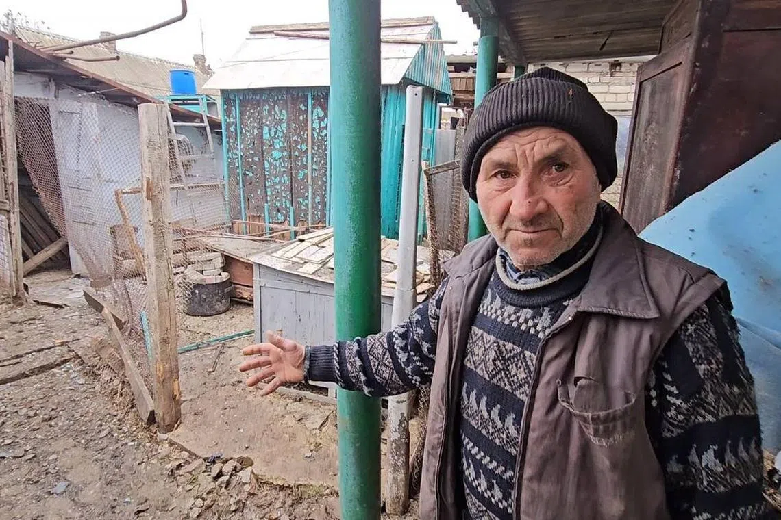 Three people were killed in an attack on Chornobaivka in the southern Kherson region.