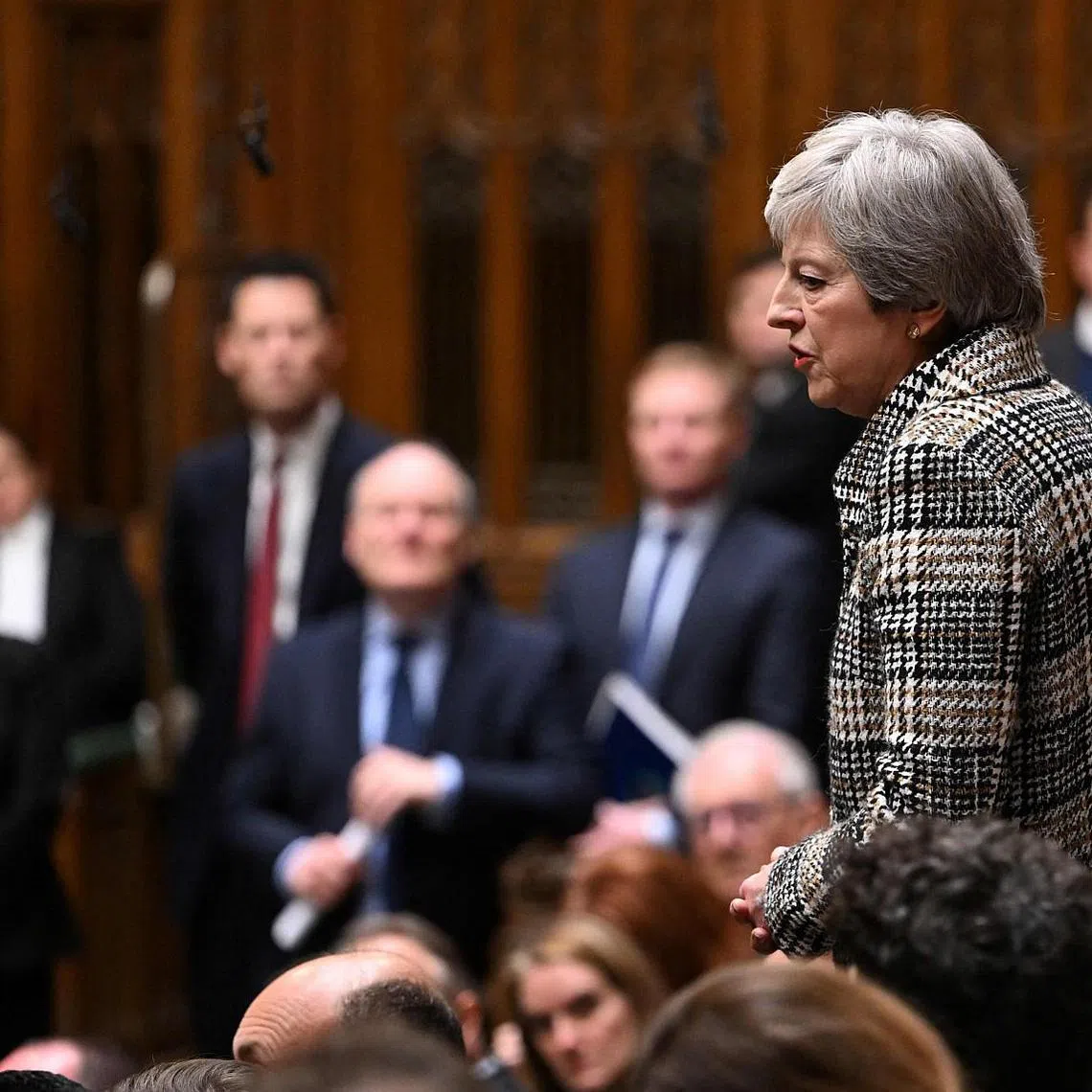 Former British PM Theresa May's outside interests included a payment of £107,600 for a speech in Saudi Arabia.