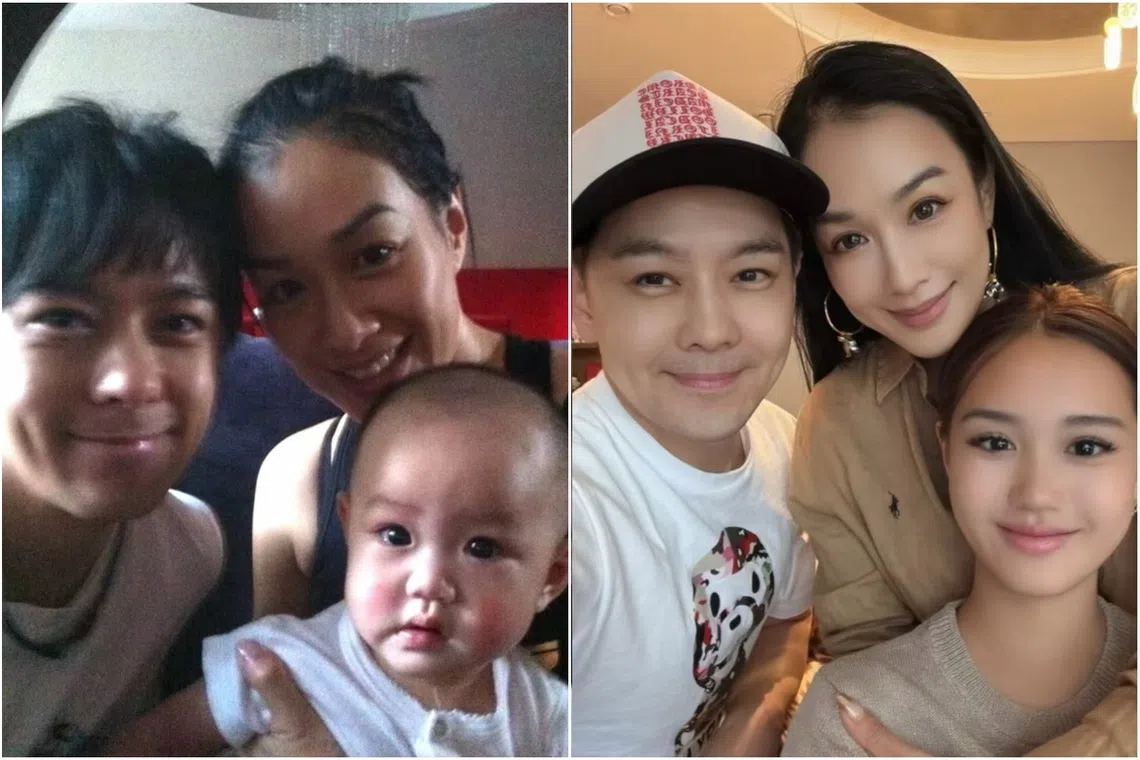 Christy Chung took to Instagram to share photos featuring herself,  Jimmy Lin and her daughter Cayla – recreating a pose from 16 years ago.