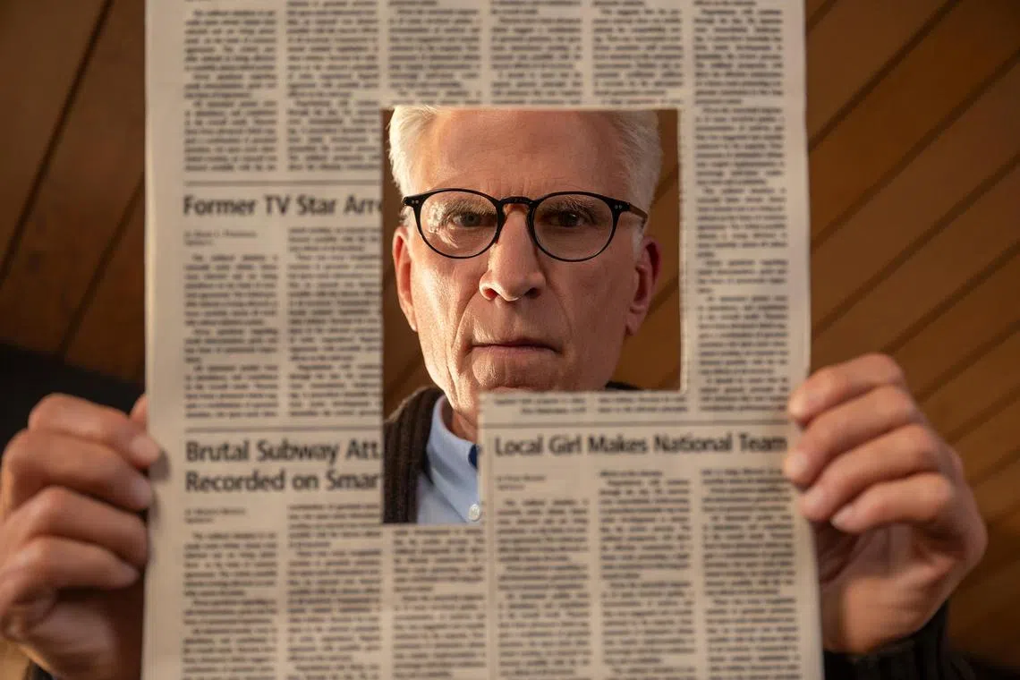American actor Ted Danson plays a widowed retiree who finds a new challenge as a spy in A Man On The Inside.