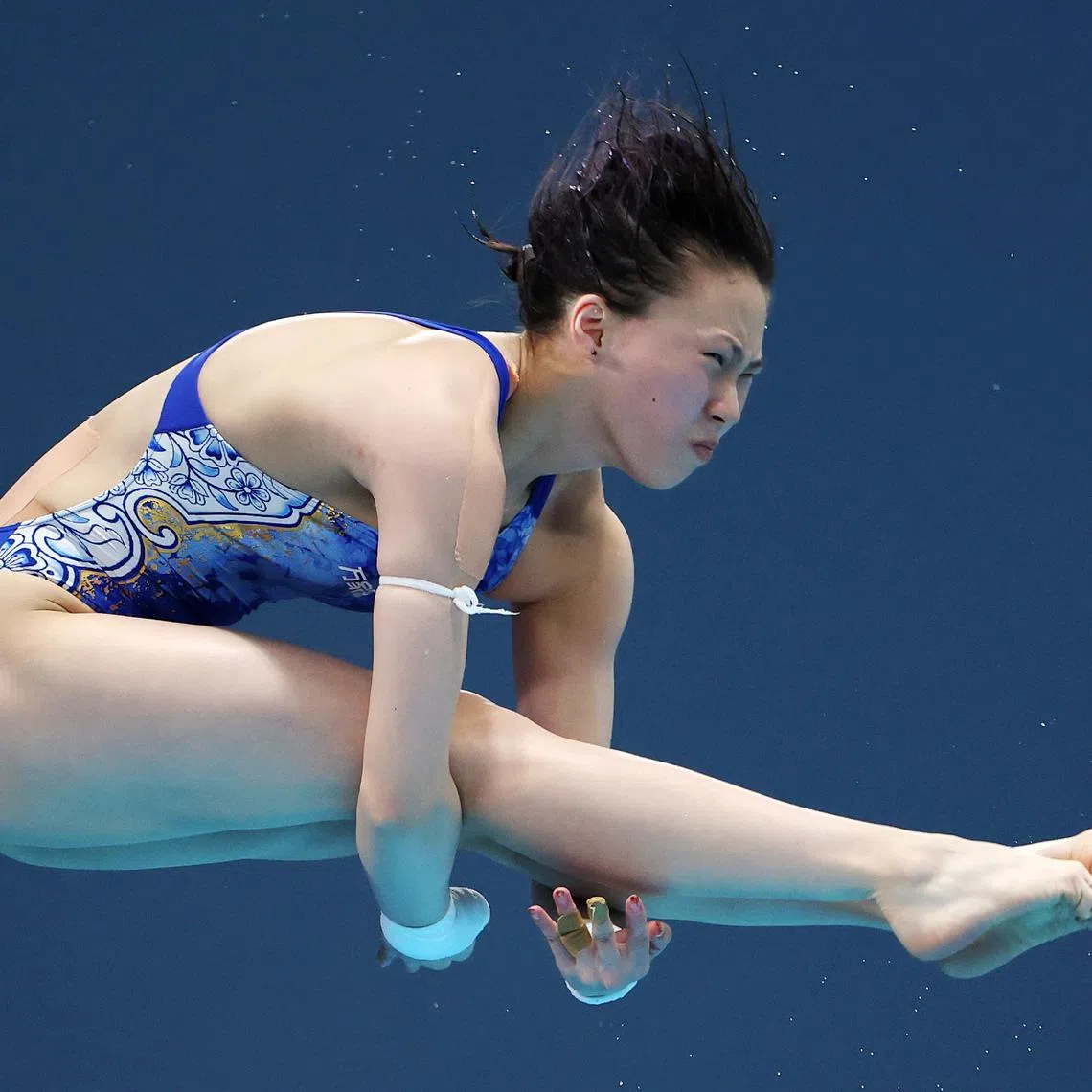 Yuxi Chen of China was crowned world champion of the women's 10m platform for the fourth time.