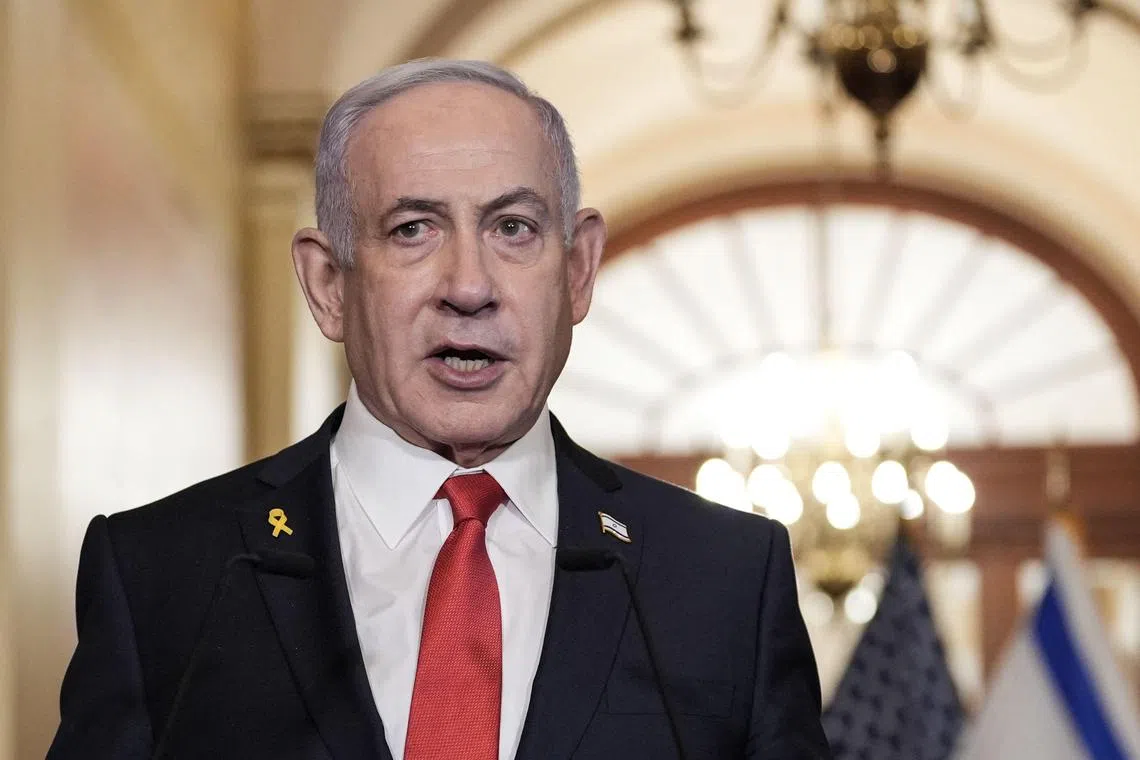 Mr Netanyahu said that relocated Palestinians would have to “disavow terrorism” to be allowed to return to Gaza.