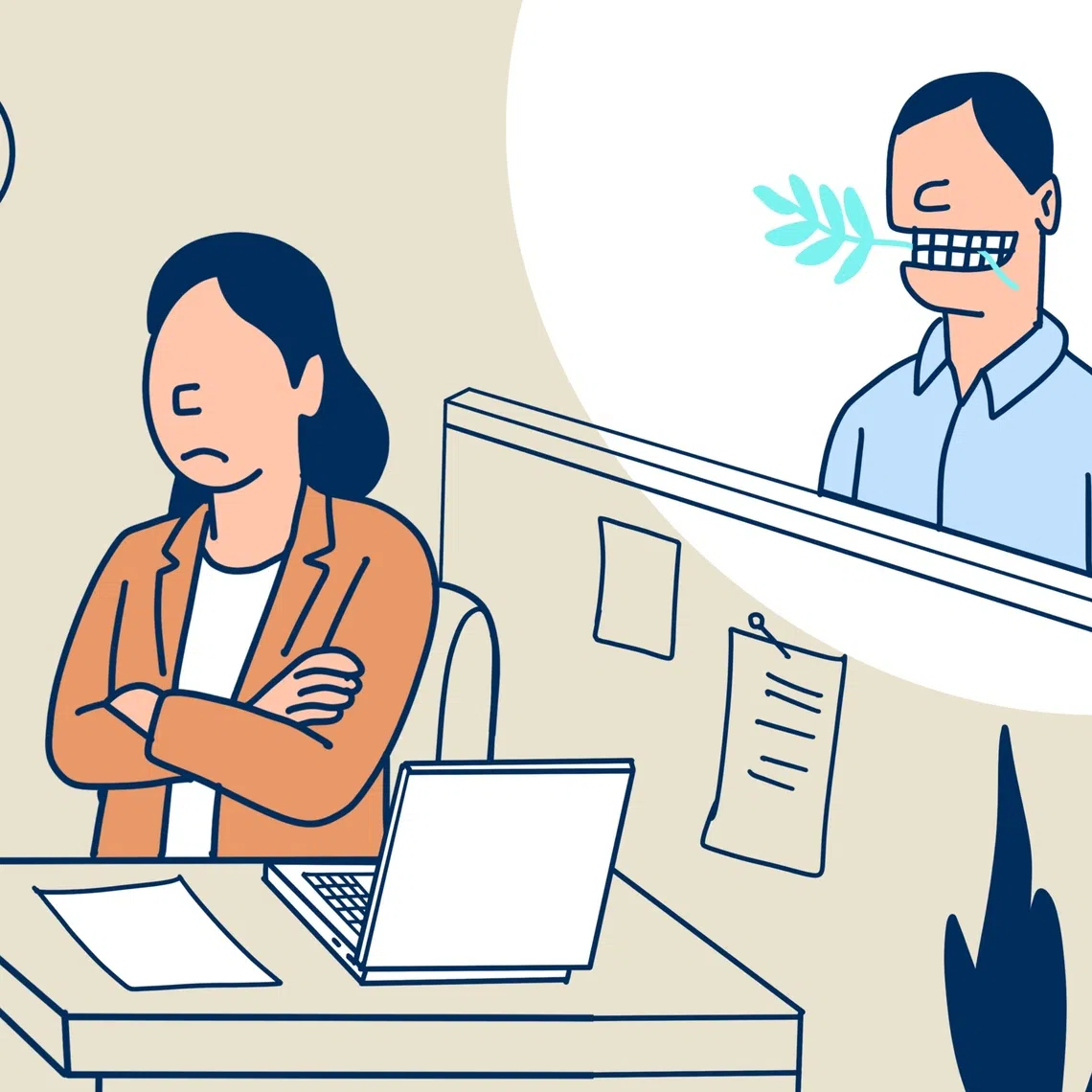 Repairing a strained working relationship is built through small, consistent gestures of goodwill over time.