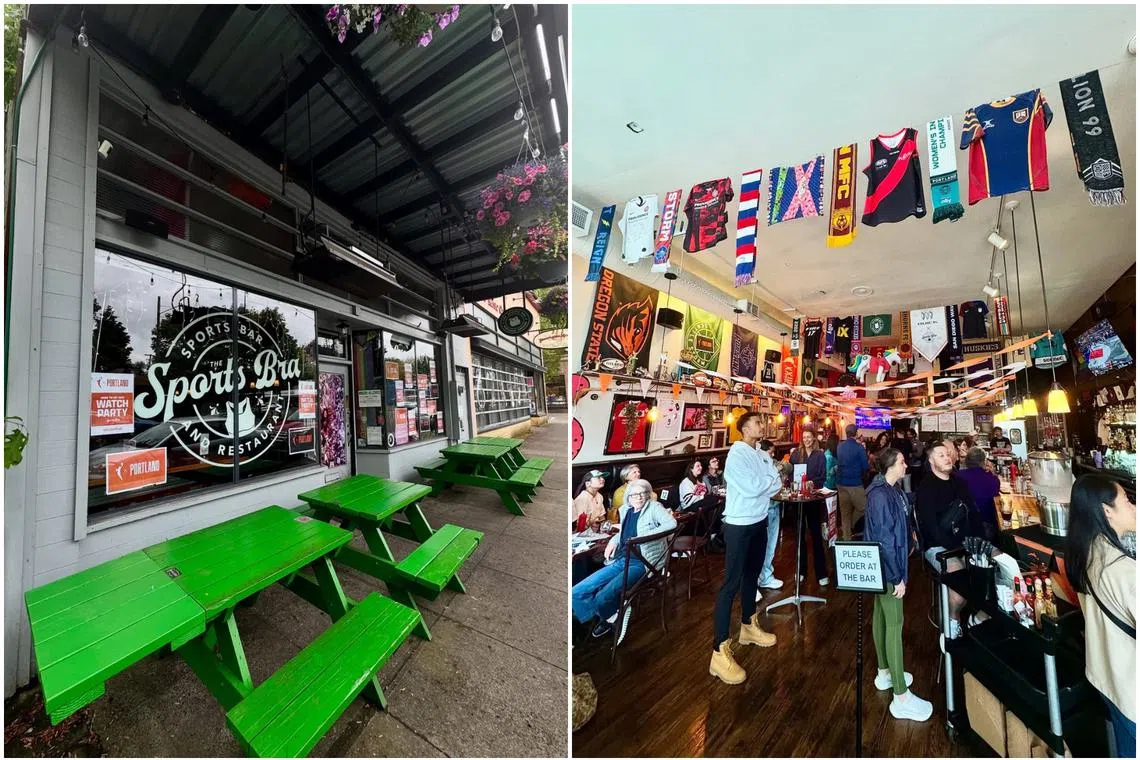 The Sports Bra in Portland, Oregon, opened its doors in 2022 to great community reception. 