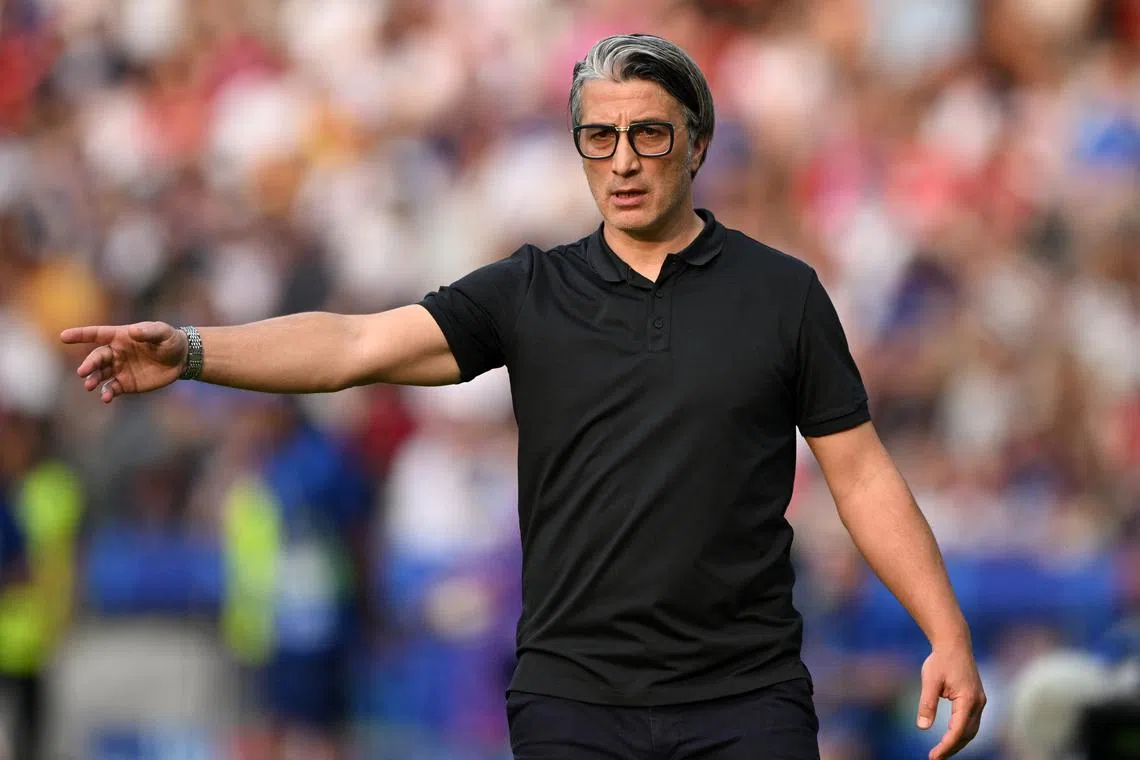 Soccer Football - Euro 2024 - Round of 16 - Switzerland v Italy - Berlin Olympiastadion, Berlin, Germany - June 29, 2024  Switzerland coach Murat Yakin reacts REUTERS/Annegret Hilse