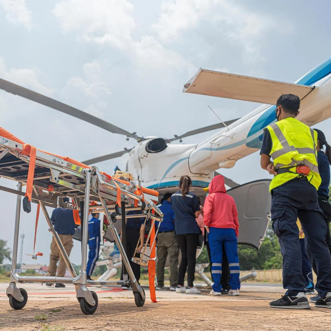 An increasing number of patients need ventilators or ICU-level care during medical evacuation.