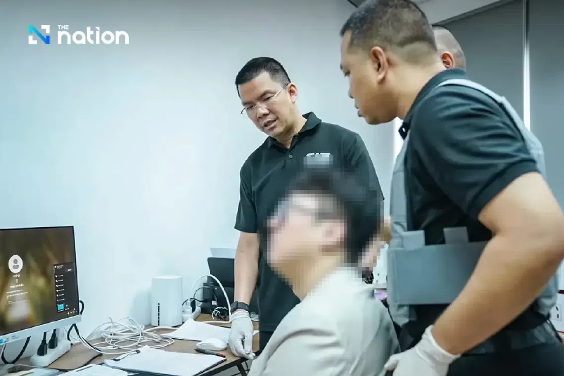 The four men arrested in Pattaya, Thailand were the subject of Interpol Red Notices.
