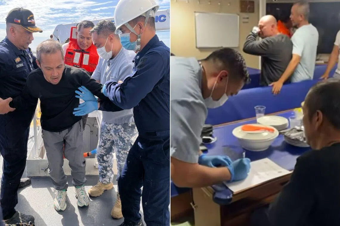 Arrangements are being made for the crew members' onward return home.