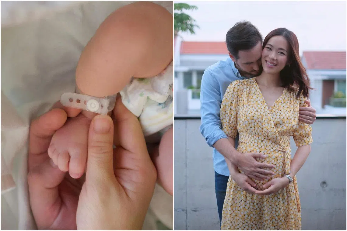 This is Rebecca Lim’s first child. She married Singaporean Matthew Webster in November 2022.