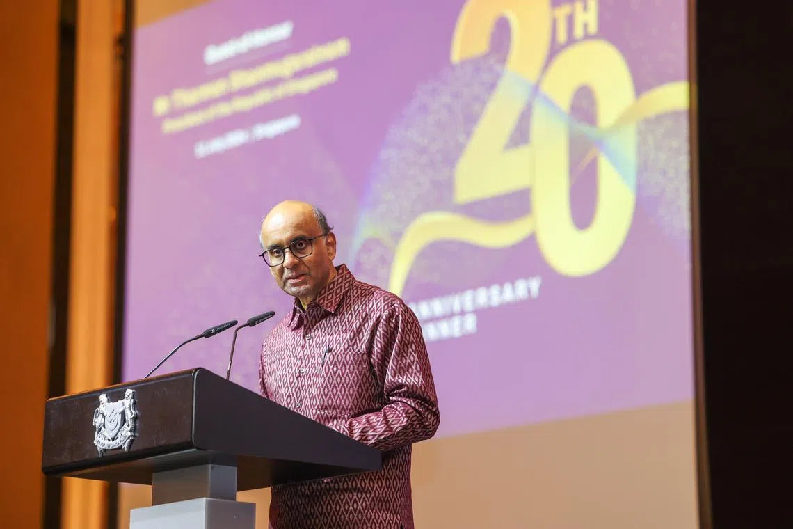 President Tharman Shanmugaratnam said both regions have the ability to strengthen multilateralism.