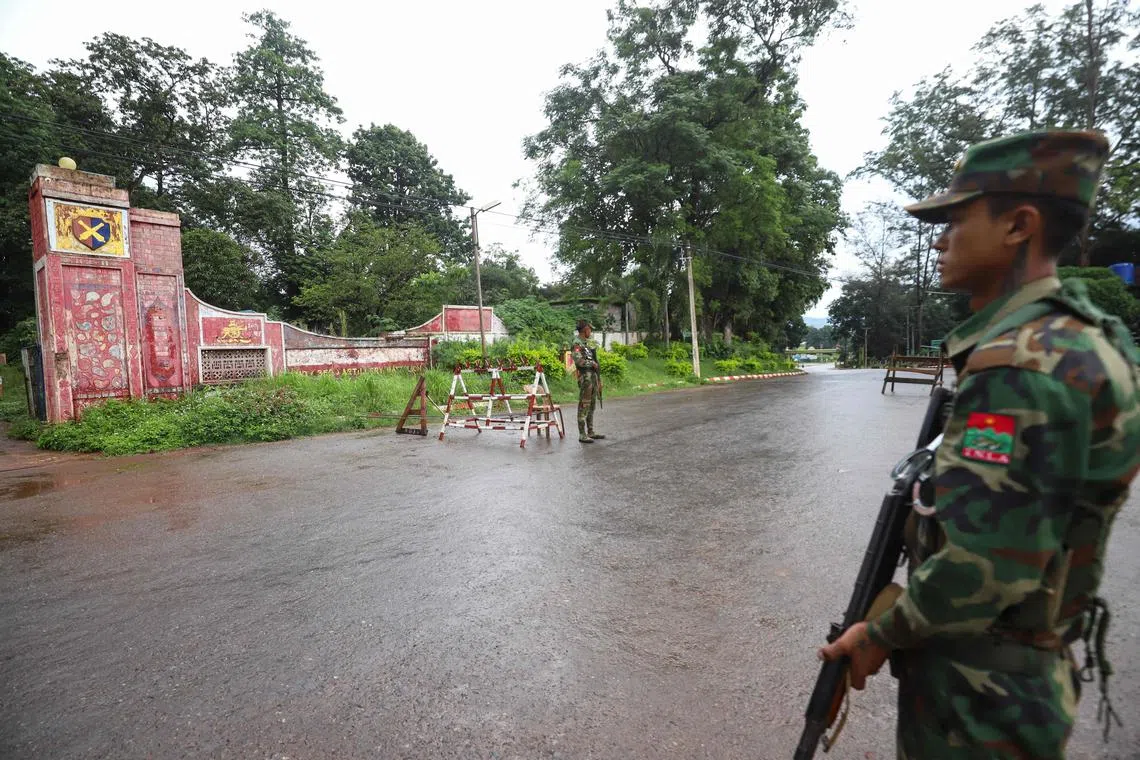 Myanmar’s northern Shan state has been the site of repeated clashes since late June.