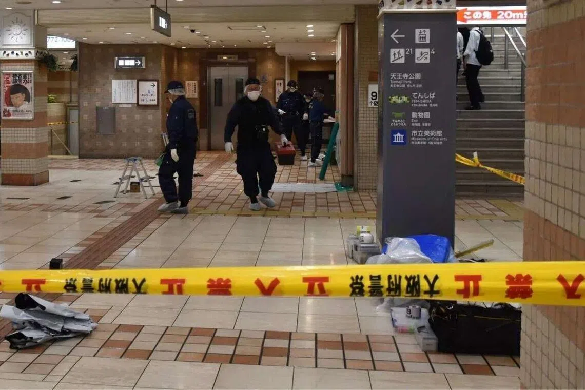 Woman allegedly stabbed and robbed in Osaka underground shopping complex