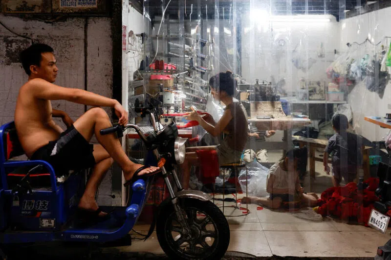 A small garment factory in China. Despite rising wages, the country continues to have a large presence in the sector.