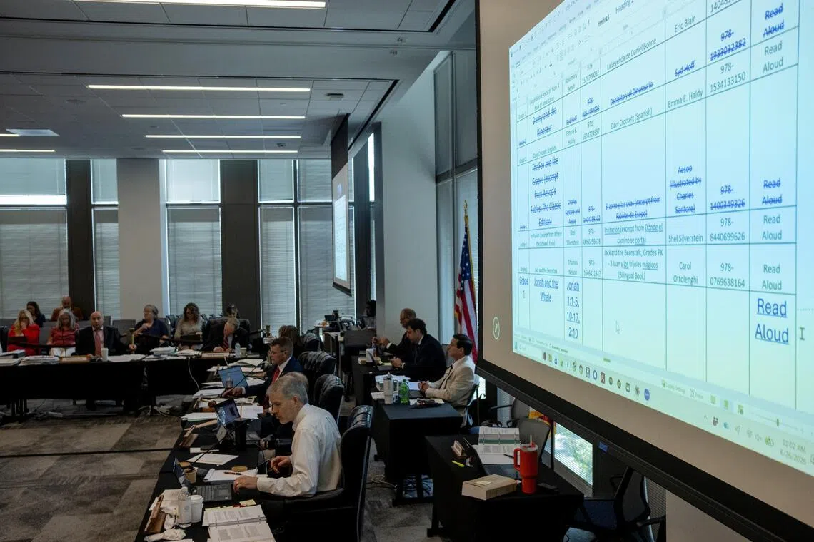 The Republican-dominated board approved the reading lists for over 5 million public school students beginning in 2030.