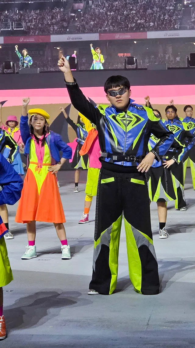 ST20260725-202641200994-Lim Yaohui-Gabrielle Chan-pixsamsung/

NDP 2026 Preview 1 at National Stadium on July 25, 2026.

Two-page Samsung feature for NDP.

(ST PHOTO: LIM YAOHUI)