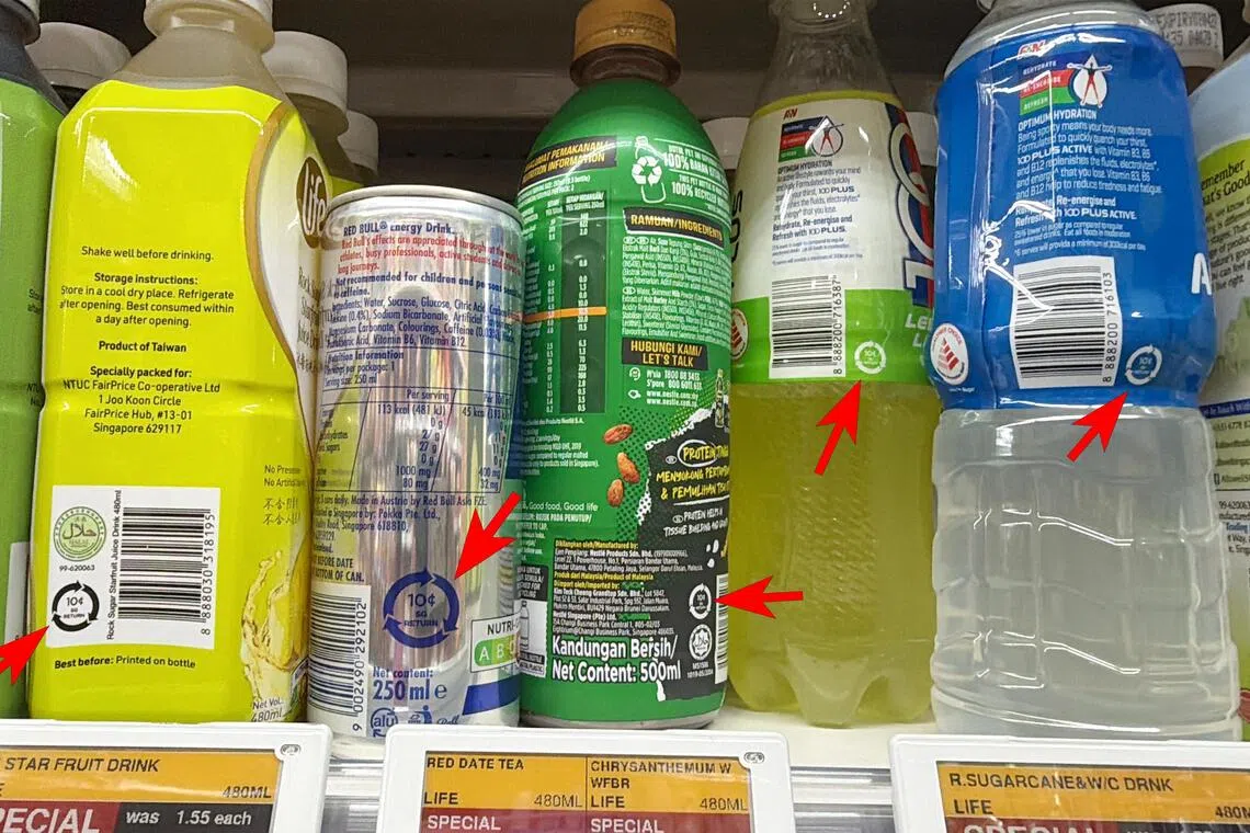 Only bottles and cans carrying the 10 cent deposit mark can be returned under the scheme.