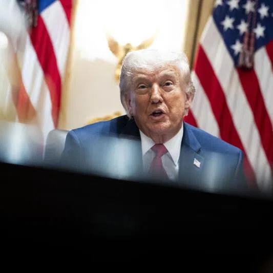 US President Donald Trump said Oman must “behave” or he would “blow them up".